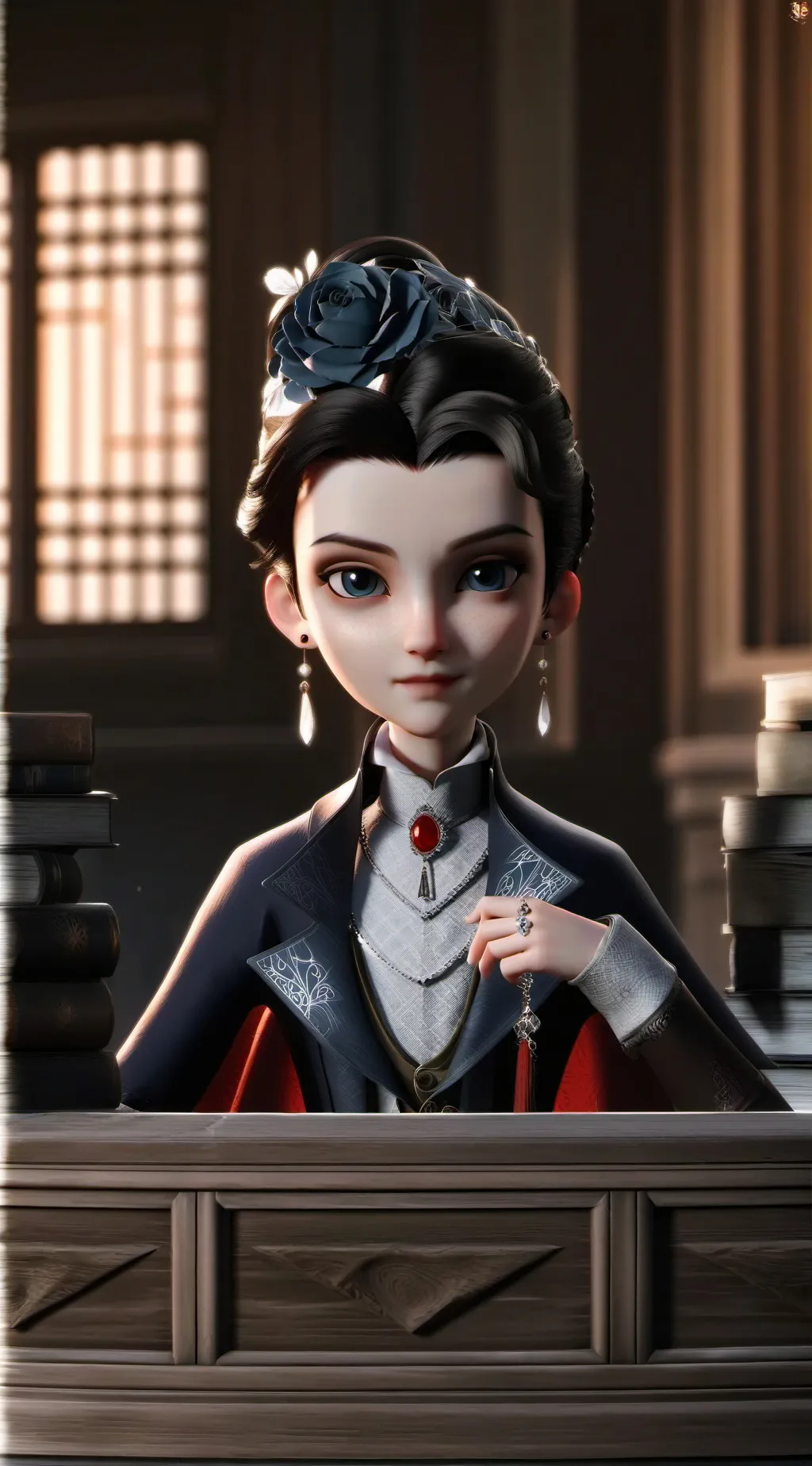 ai character: Megumi sister😨 background