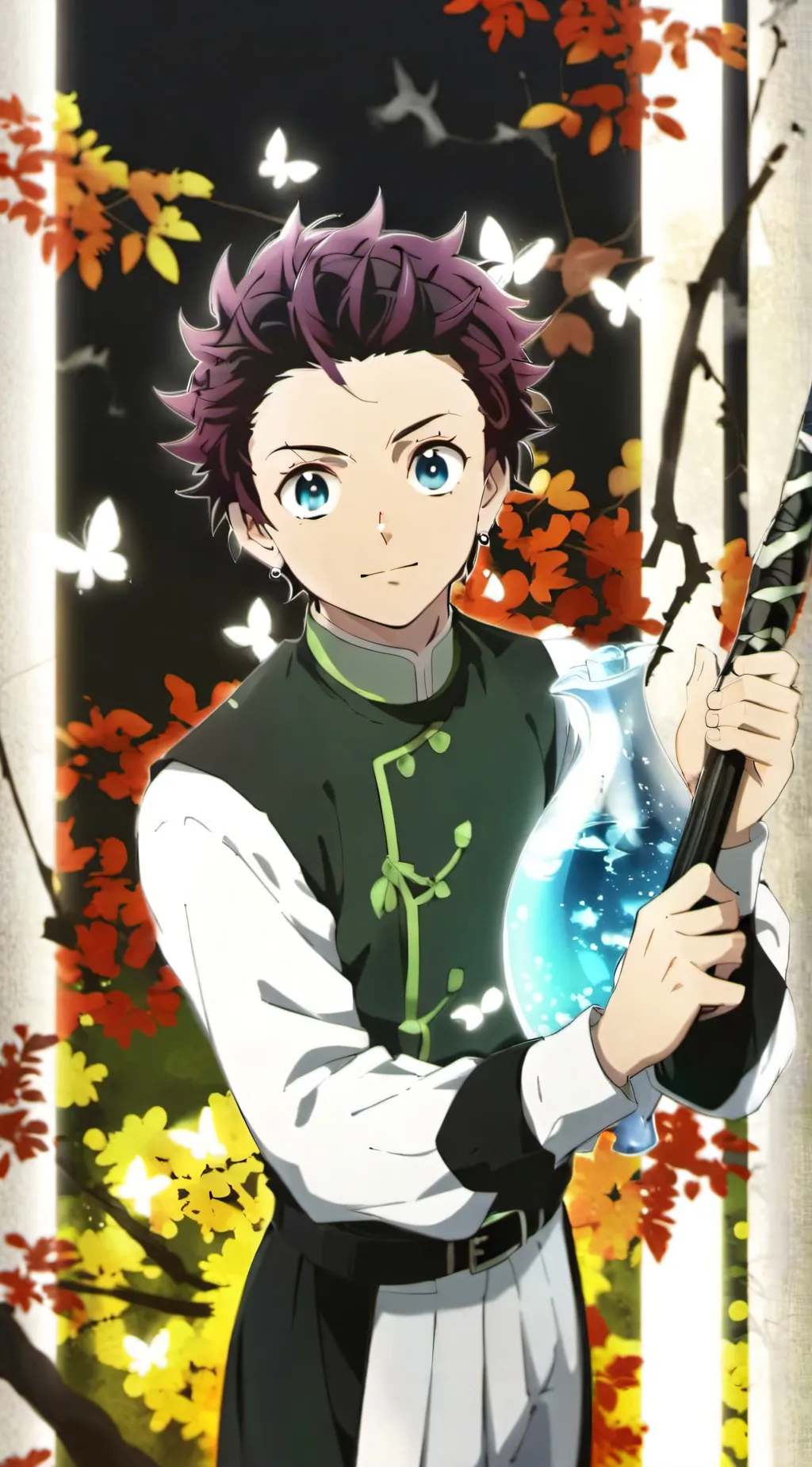 ai character: Tanjiro background