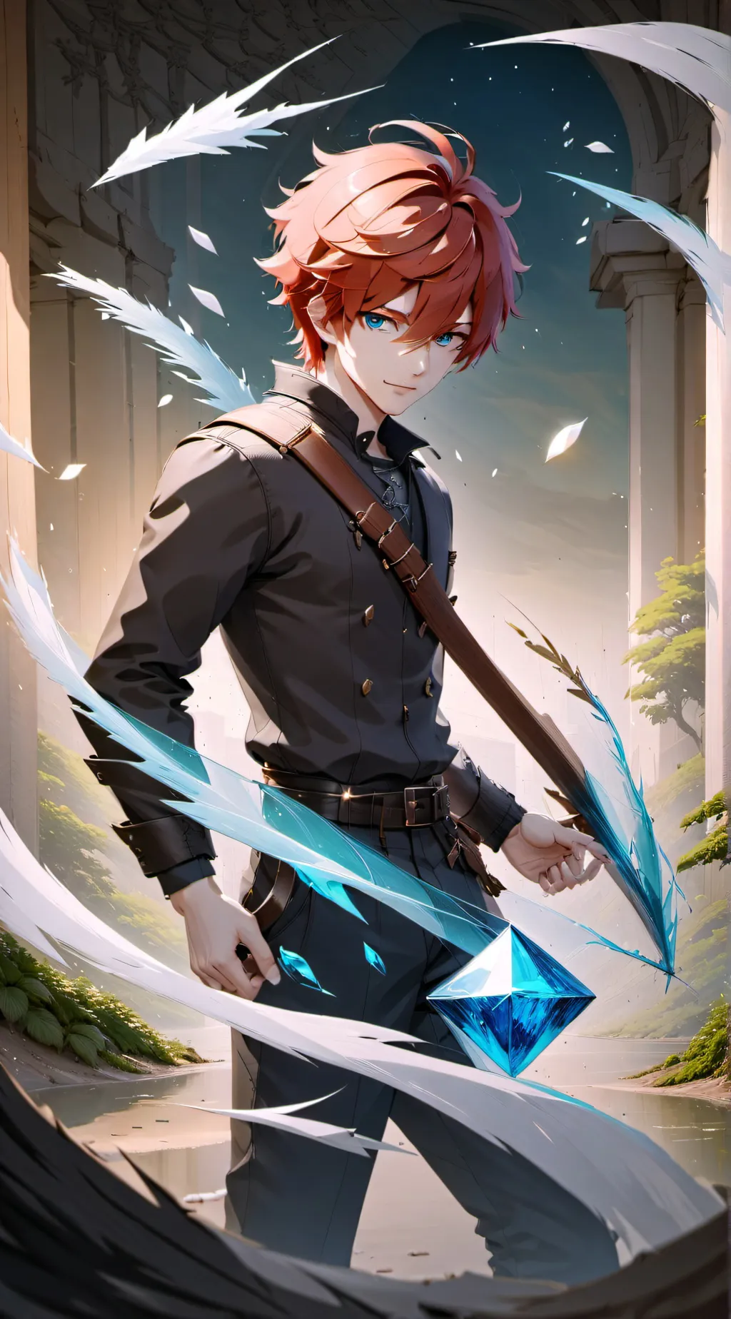 ai character: Chrystal background