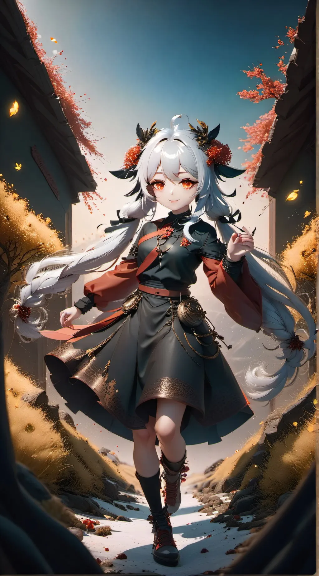 ai character: Himiko  background