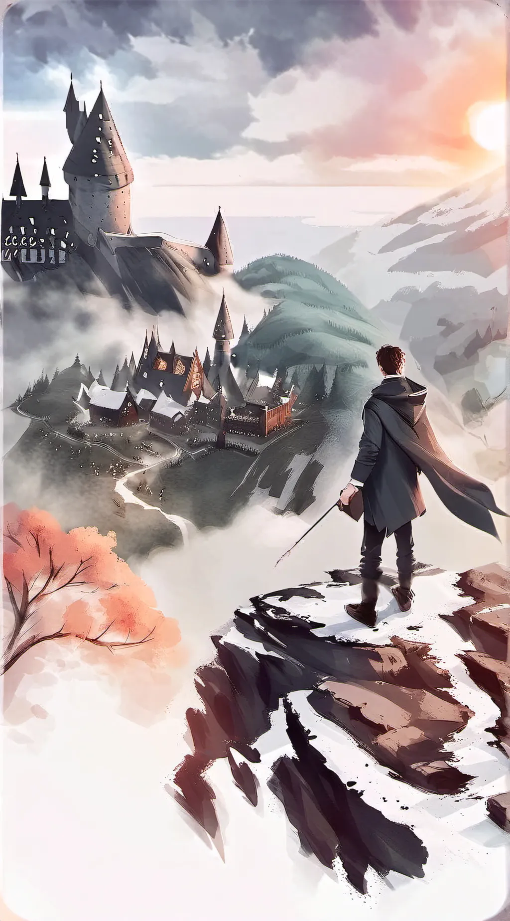 ai character: Hogwarts background