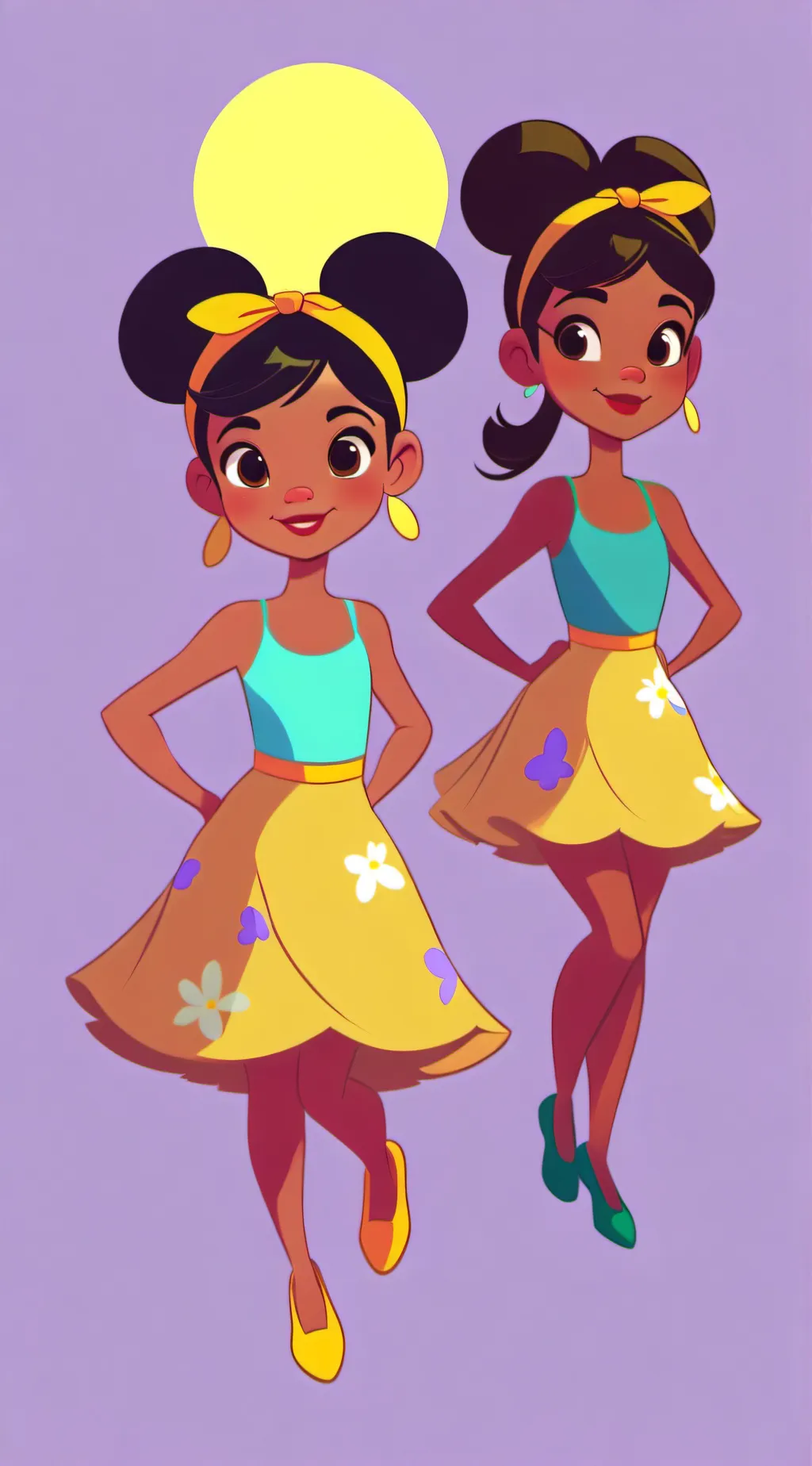 ai character: Nayla & Jayla background