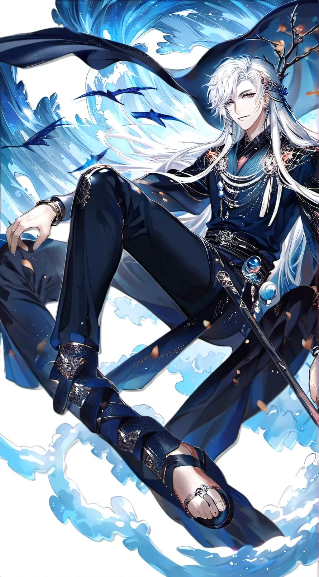 ai character: hashira prom background