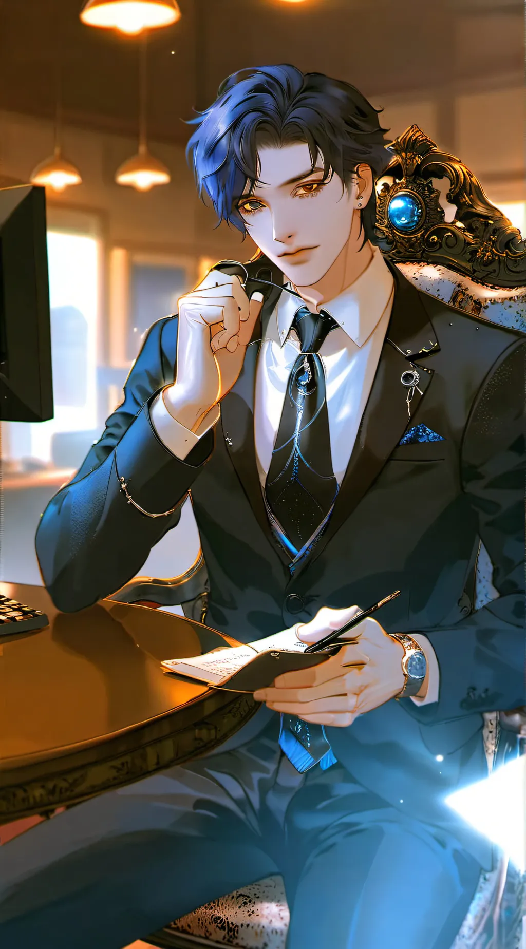 ai character: Ron background