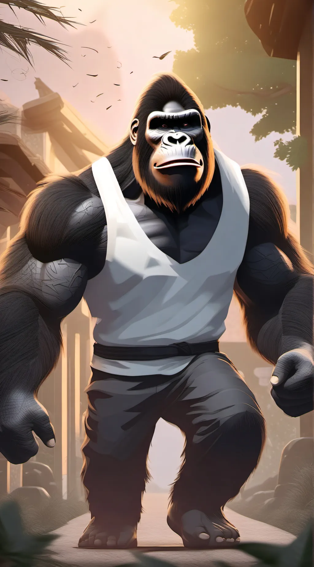 ai character: kong background