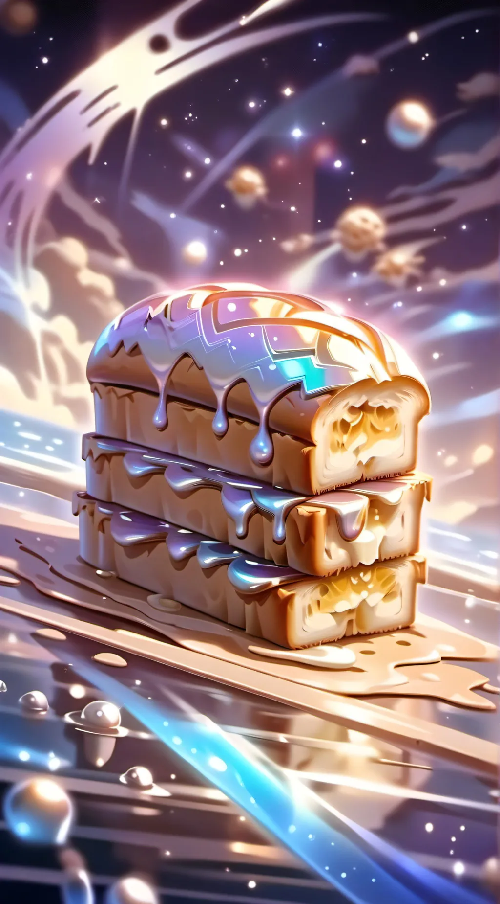 ai character: Bread  background