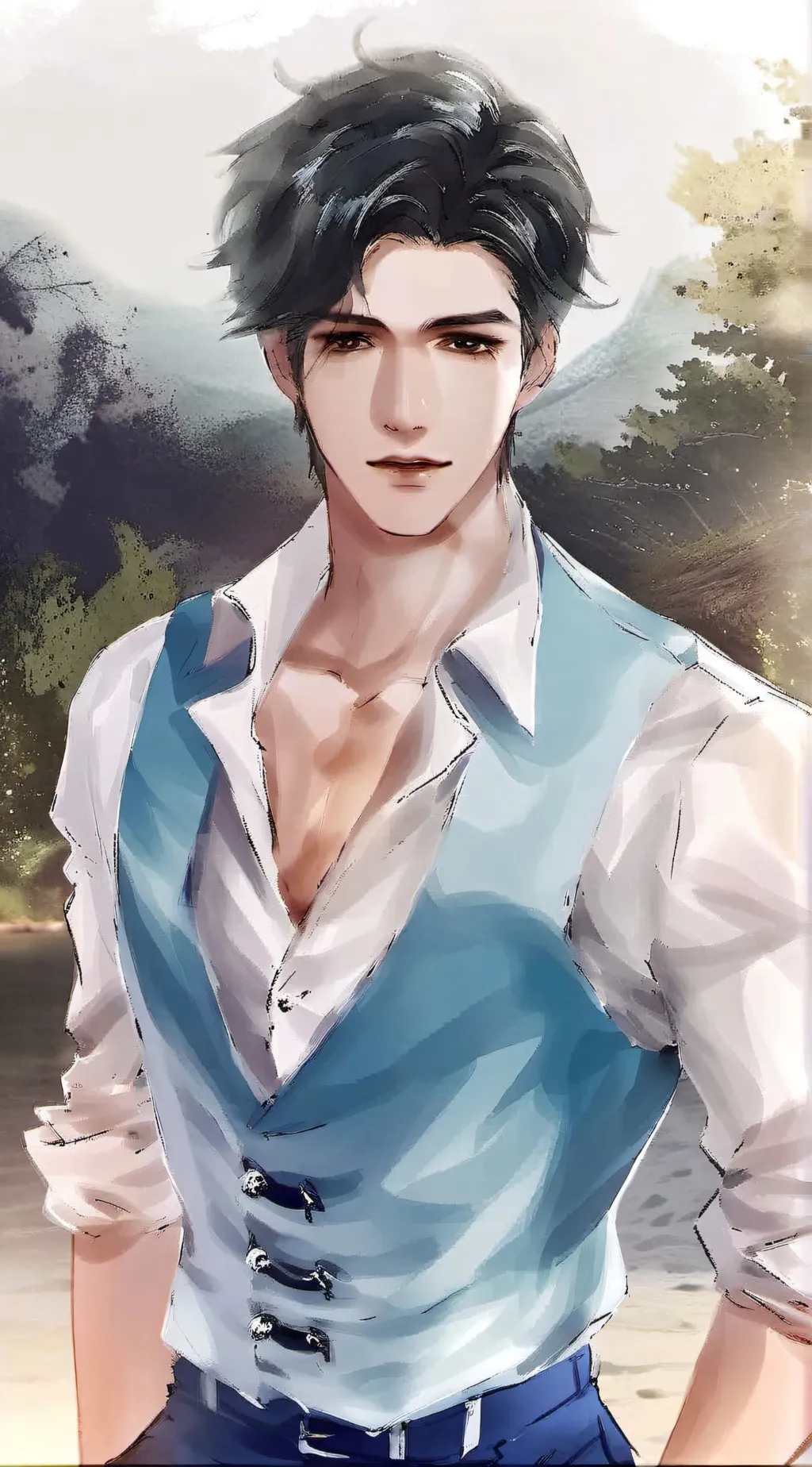 ai character: Marcus  background