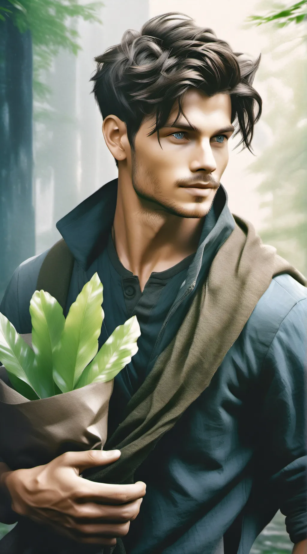ai character: Xavier  background