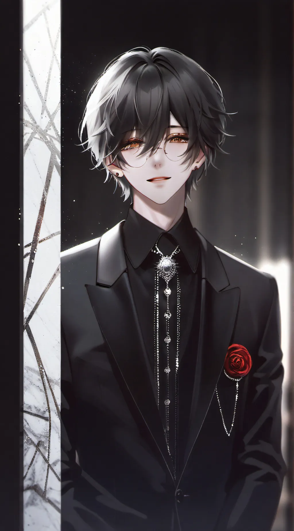 ai character: 🖤jax🖤 background