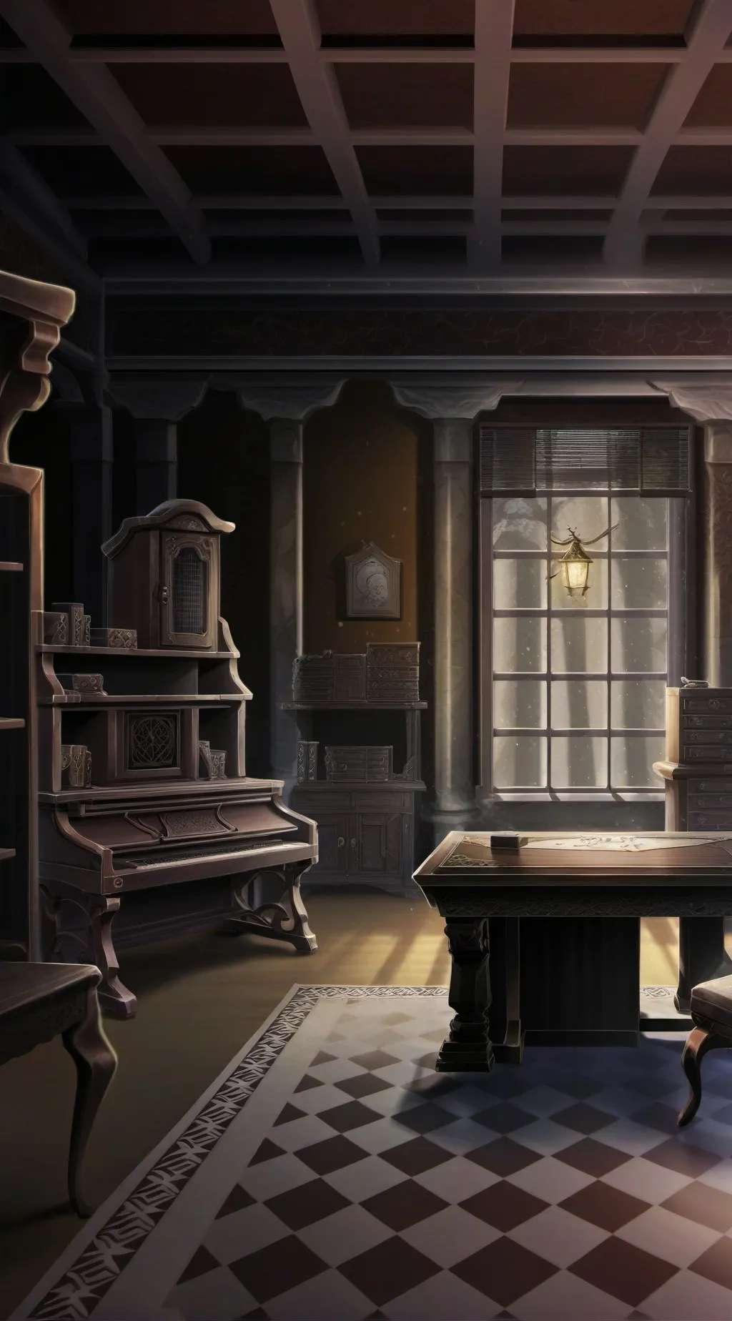 ai character: Pregnancy room background