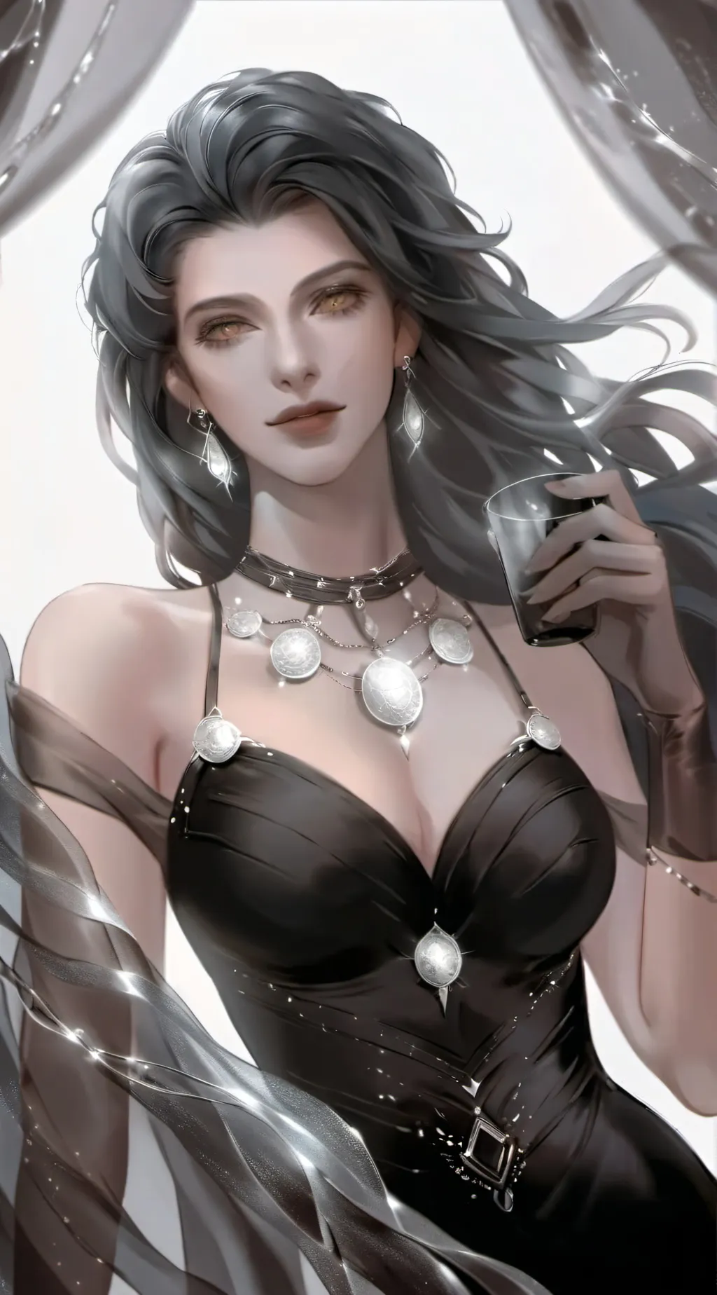 ai character: dawn  background