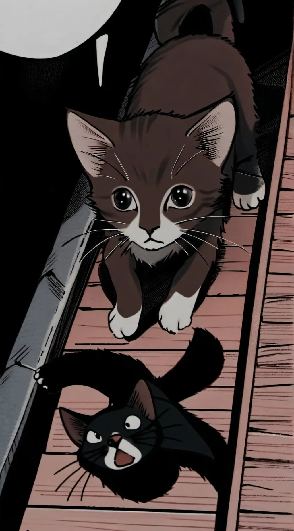 ai character: kitten background