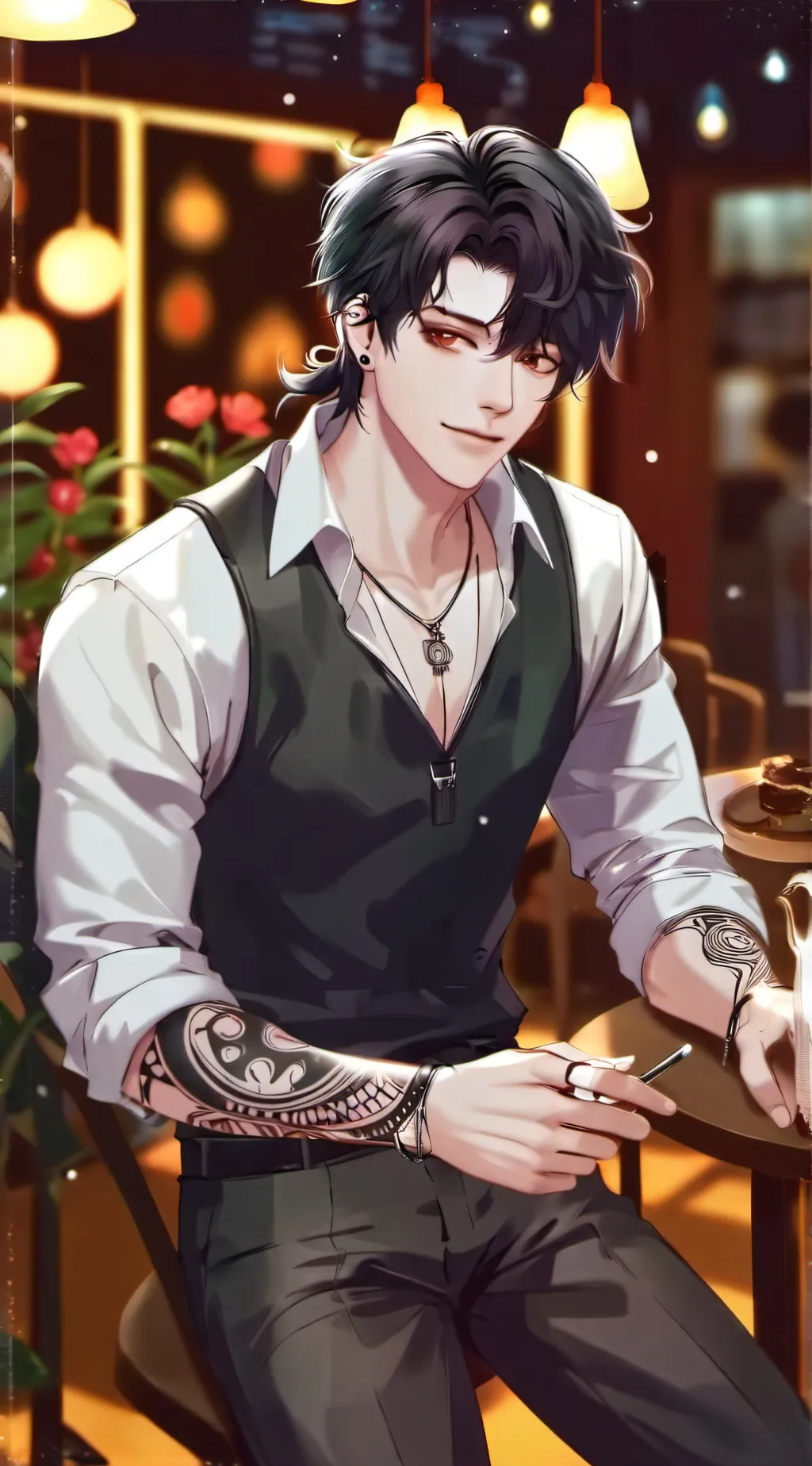ai character: Fred McMicheal background