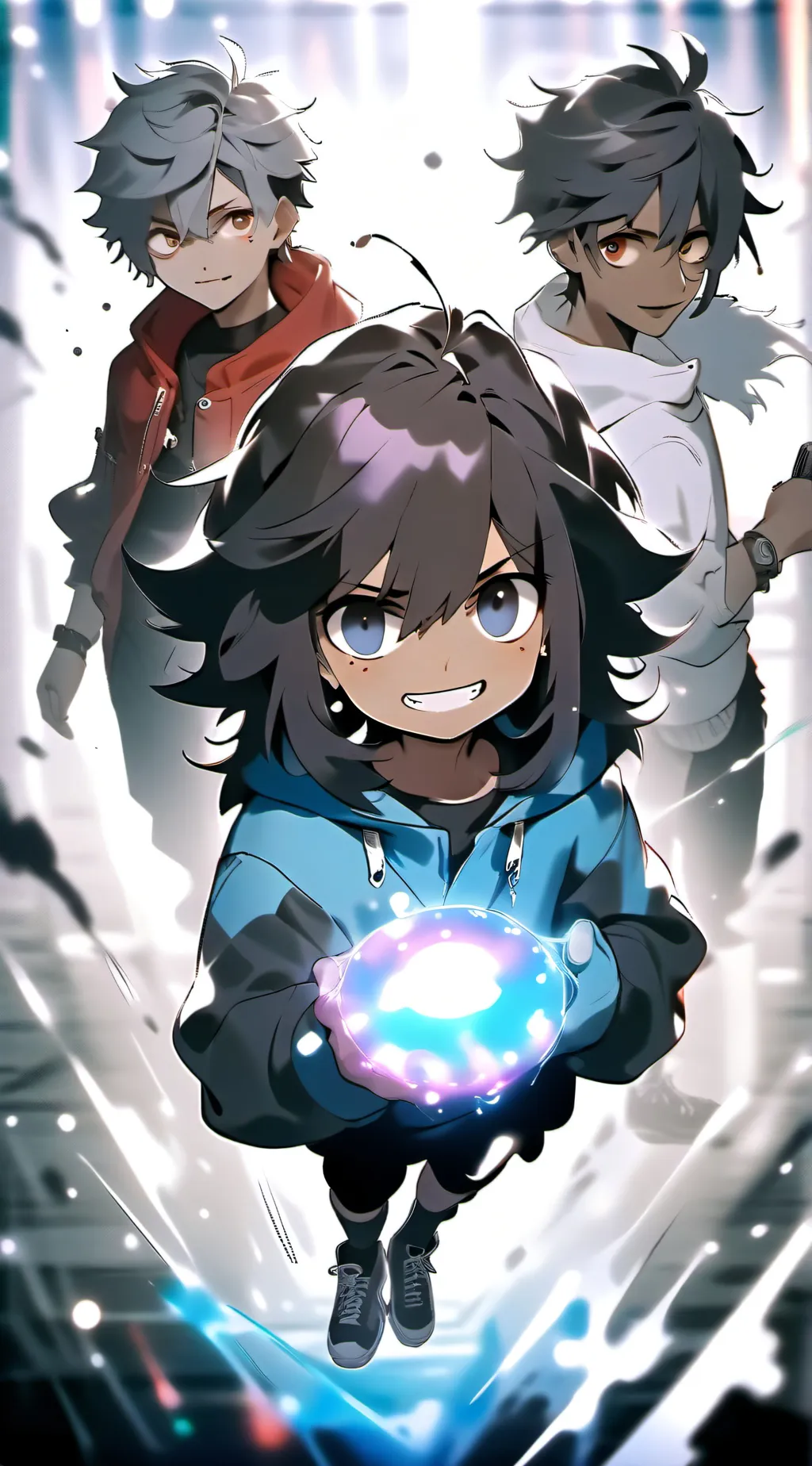 ai character: Aphmau and friend  background