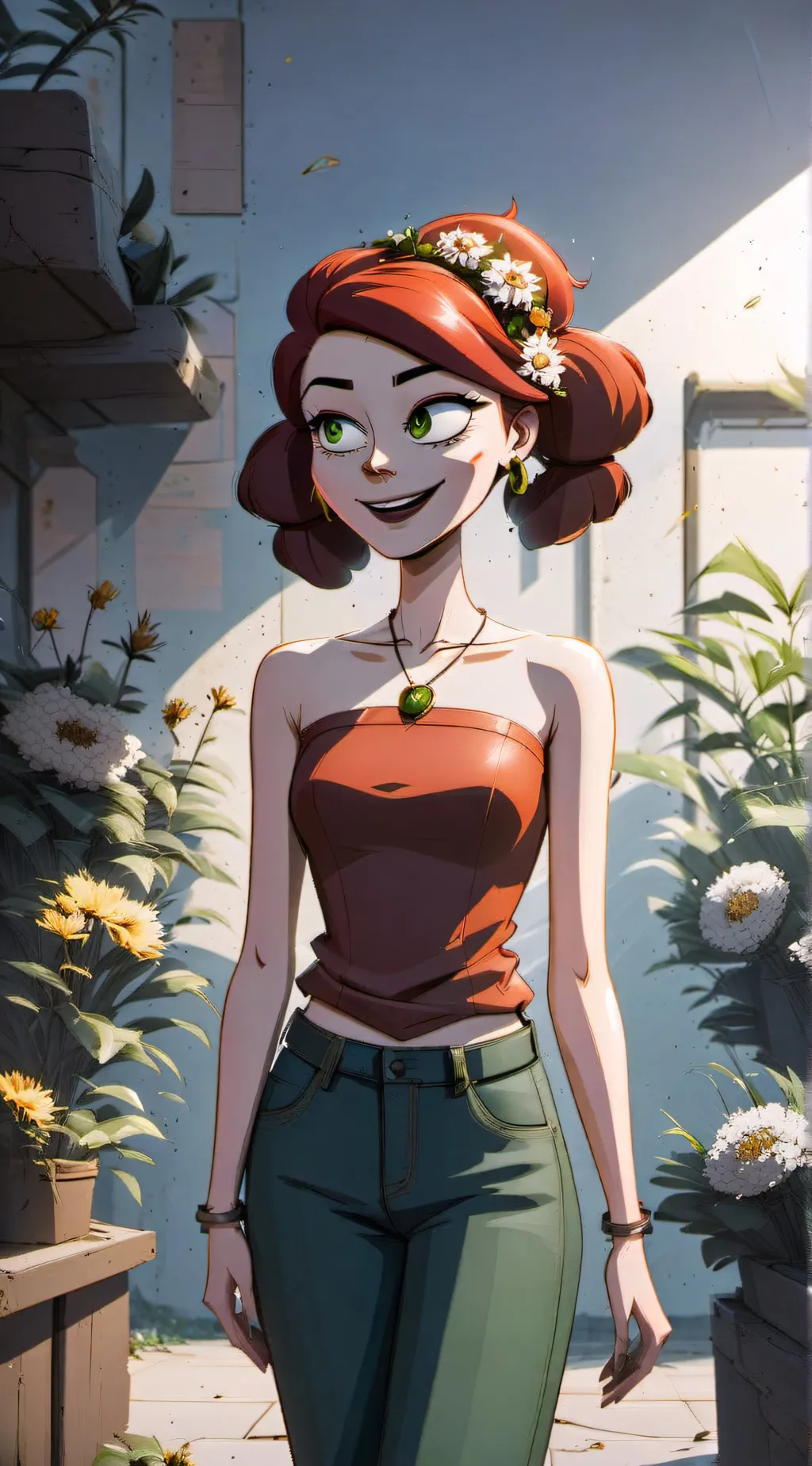 ai character: Zoey-Louise background
