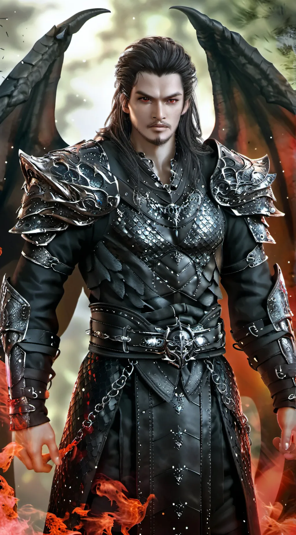 ai character: Dragon king mate  background