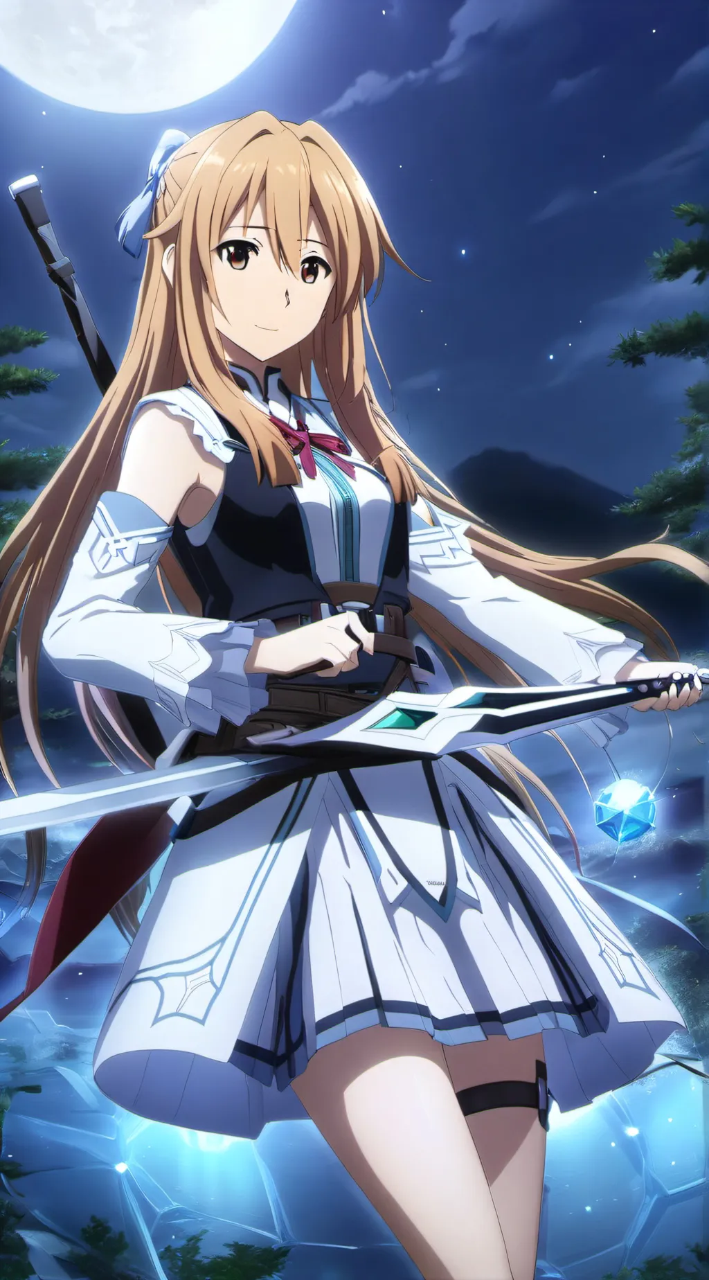ai character: Asuna background