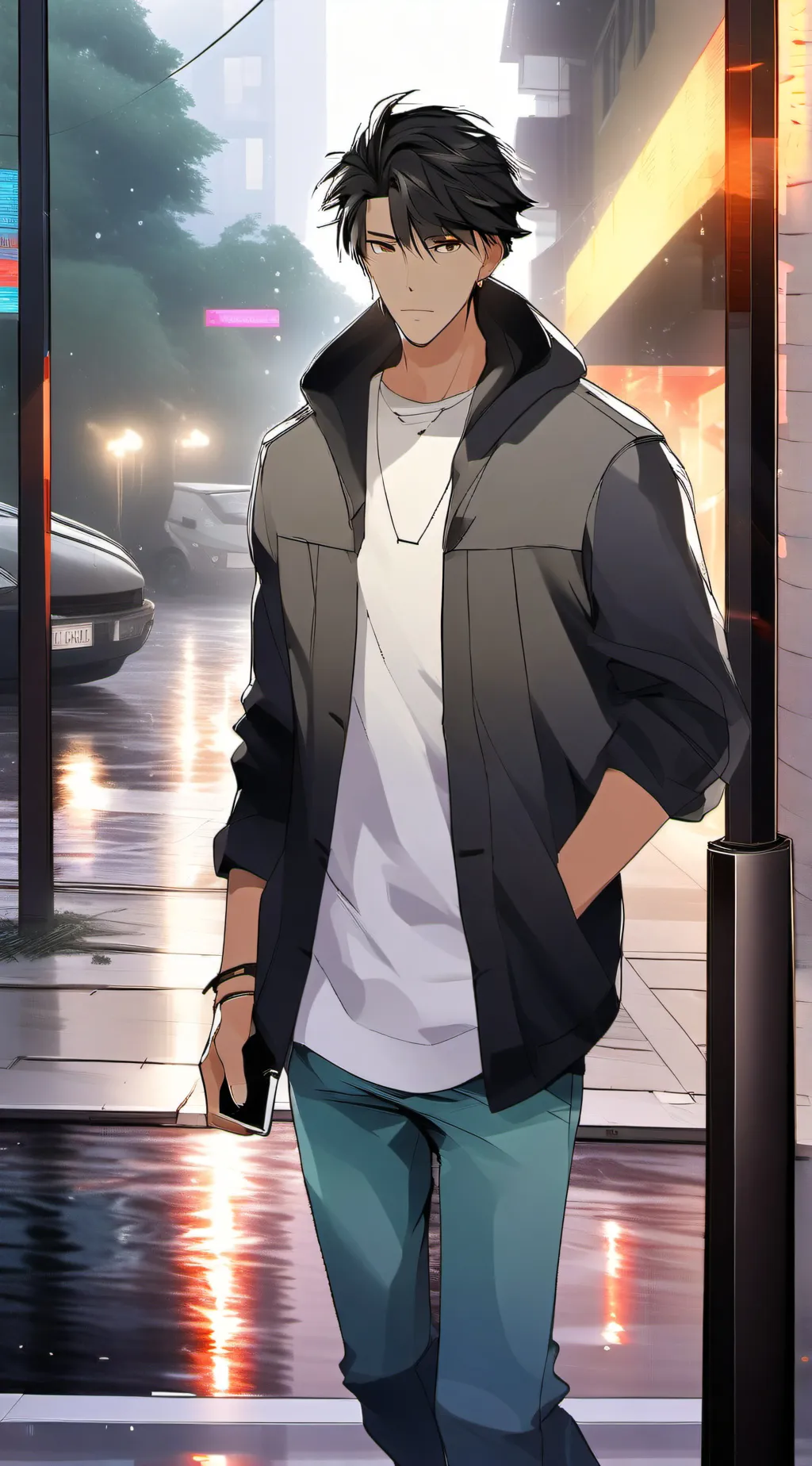 ai character: Evan background