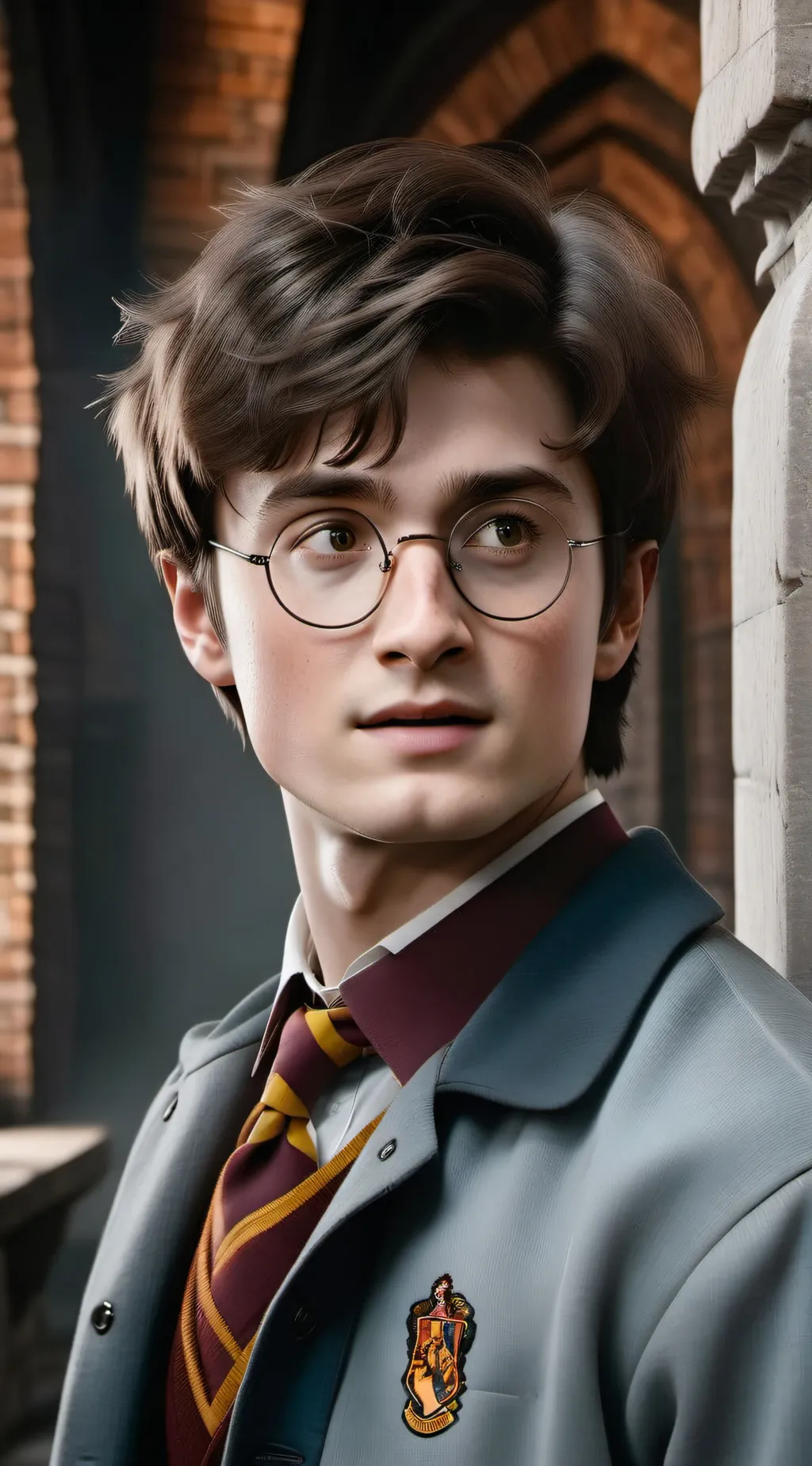 ai character: Harry Potter  background