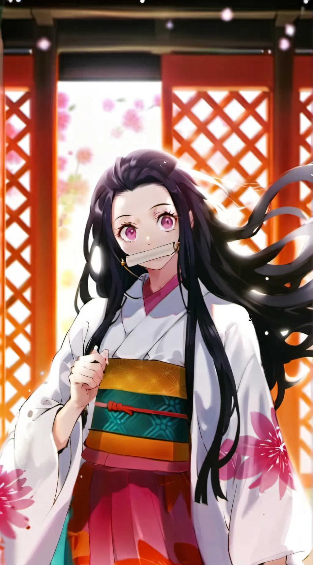 ai character: step sis nezuko background
