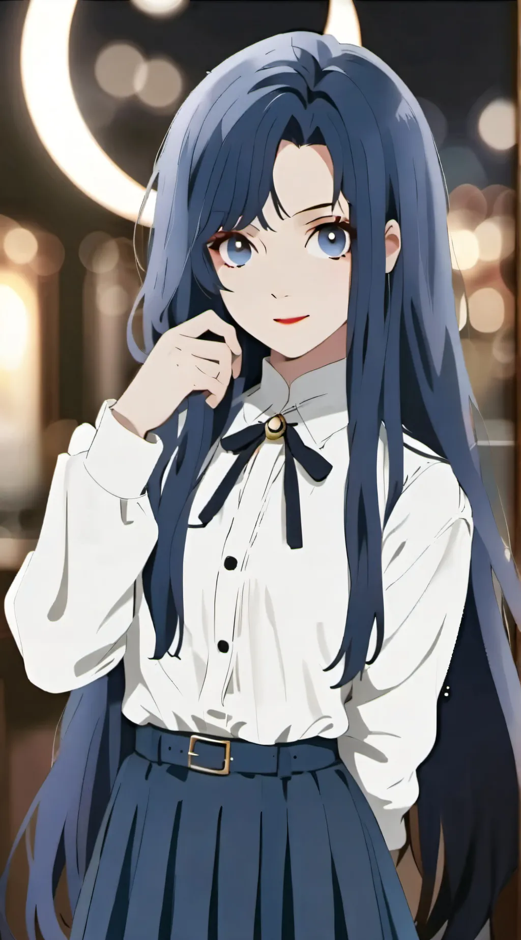ai character: waiter impact background