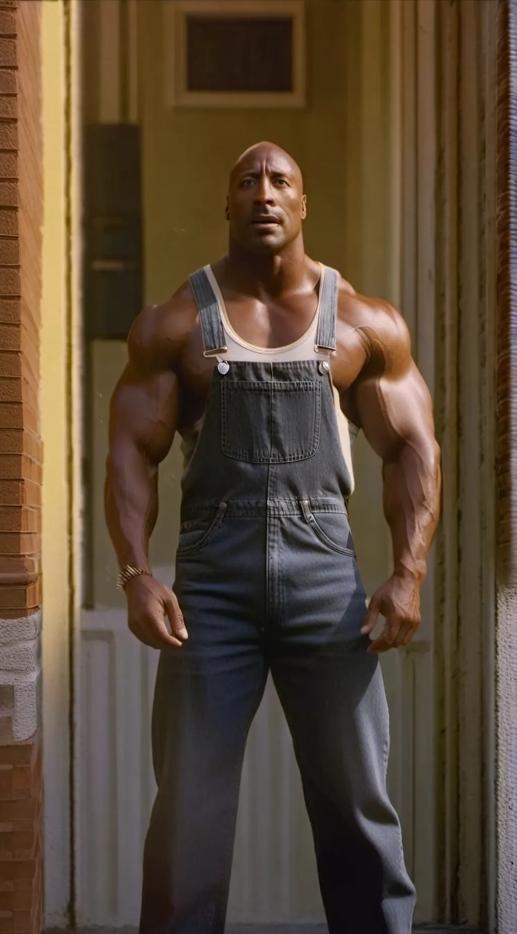 ai character: John Coffey  background