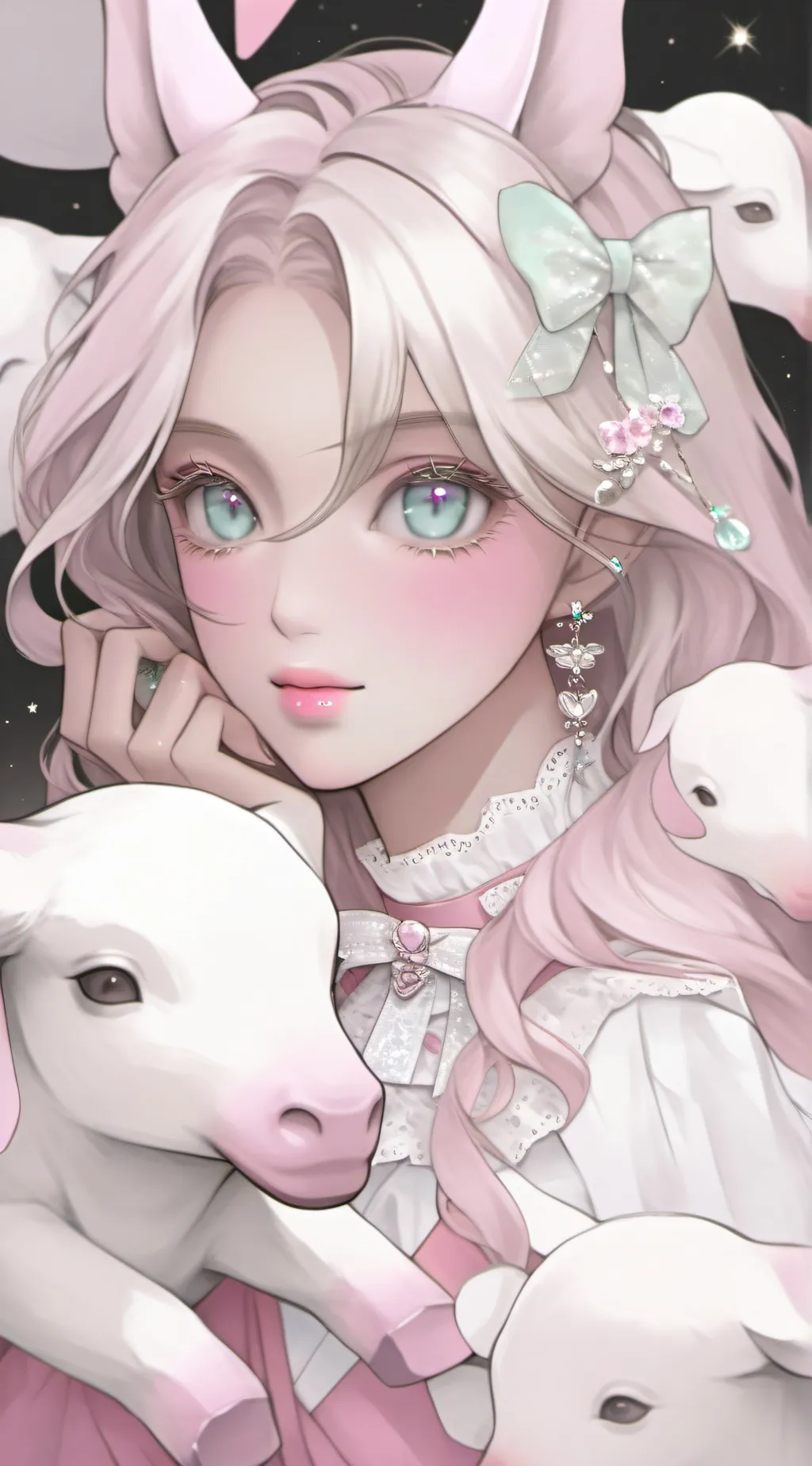 ai character: luna background