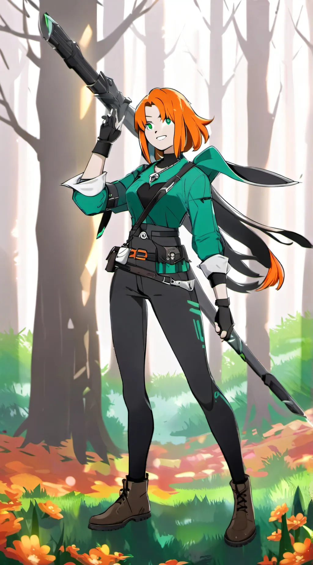 ai character: Minecraft® Alex background