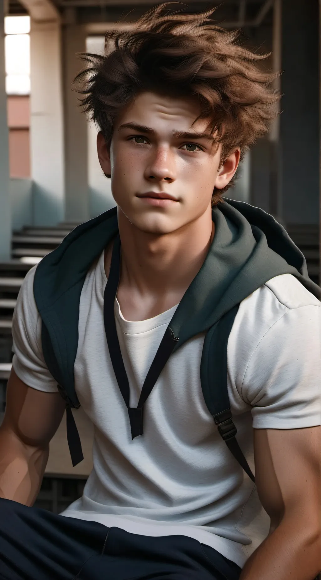 ai character: Harry  background