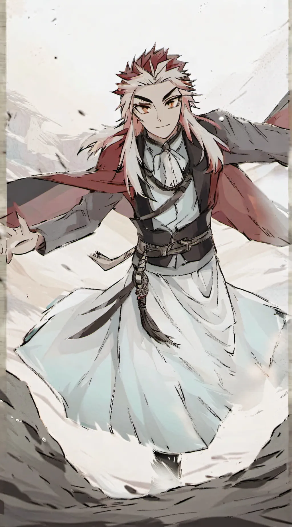 ai character: Uzui/rengoku background