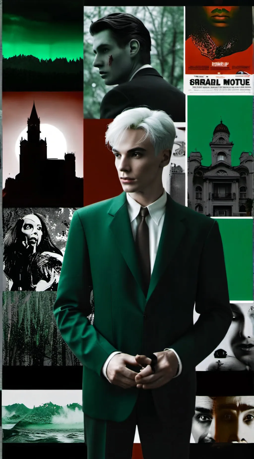 ai character: Slytherin boys~ background