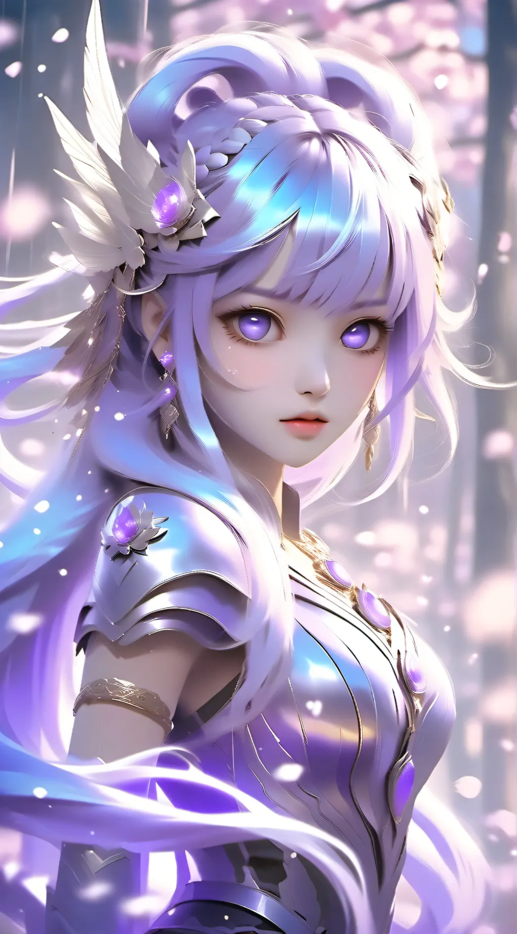 ai character: crystal 🔮 background