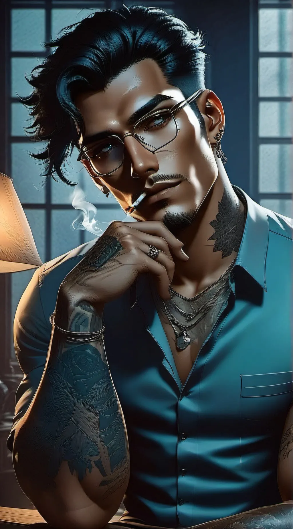 ai character: Alastor Sinclair background