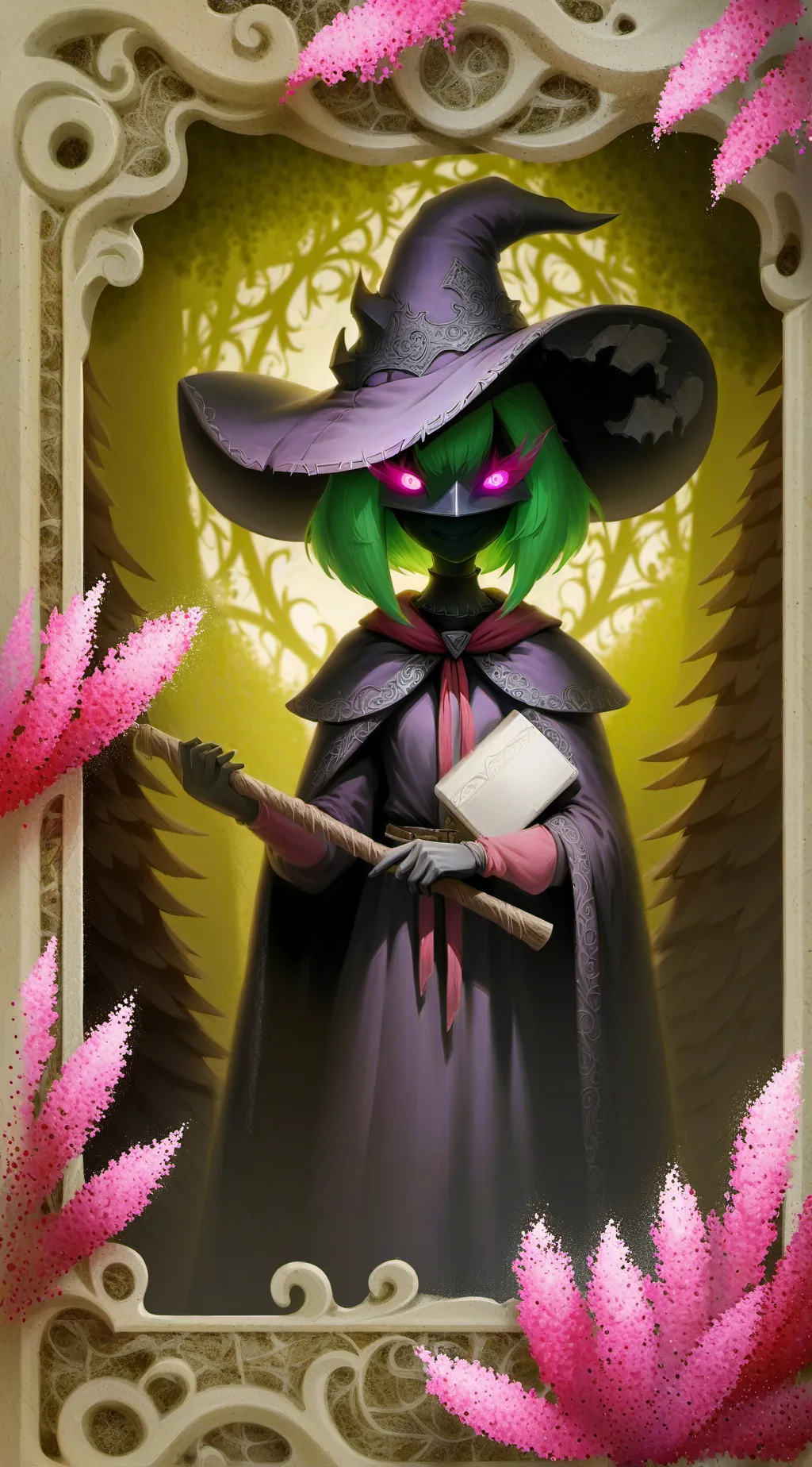 ai character: deltarune rpg background