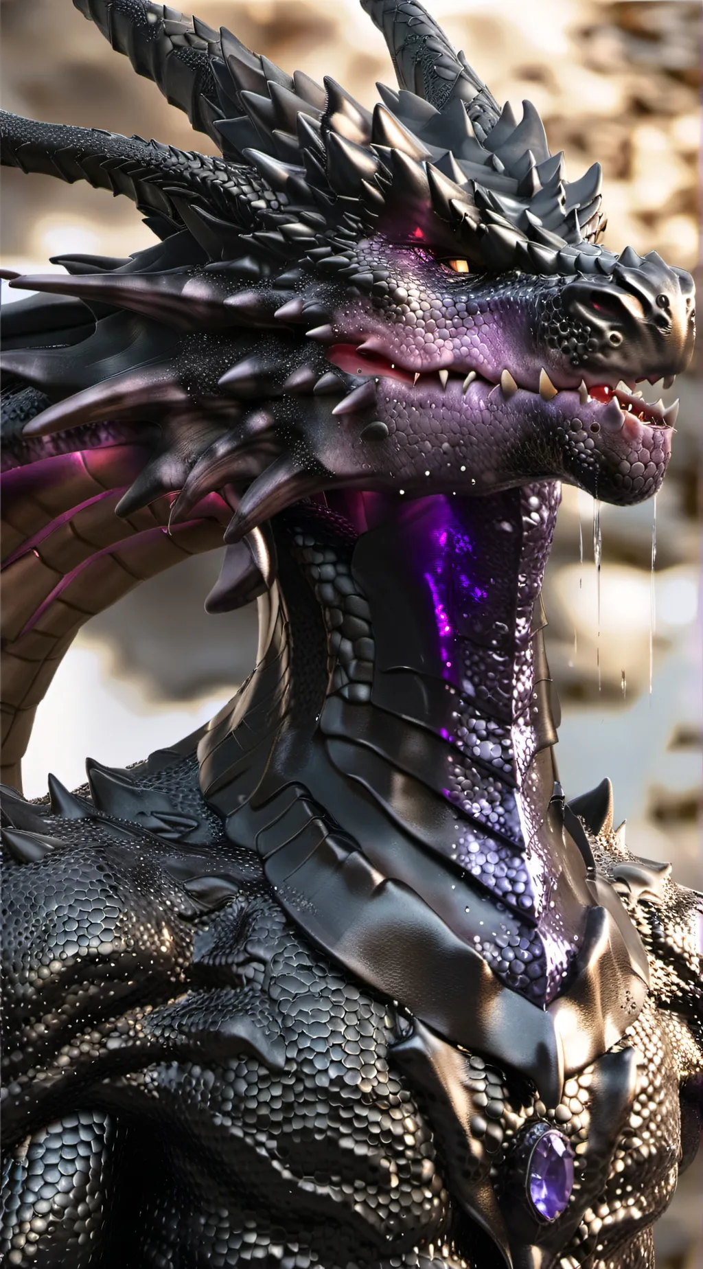 ai character: MHA - Dragon background