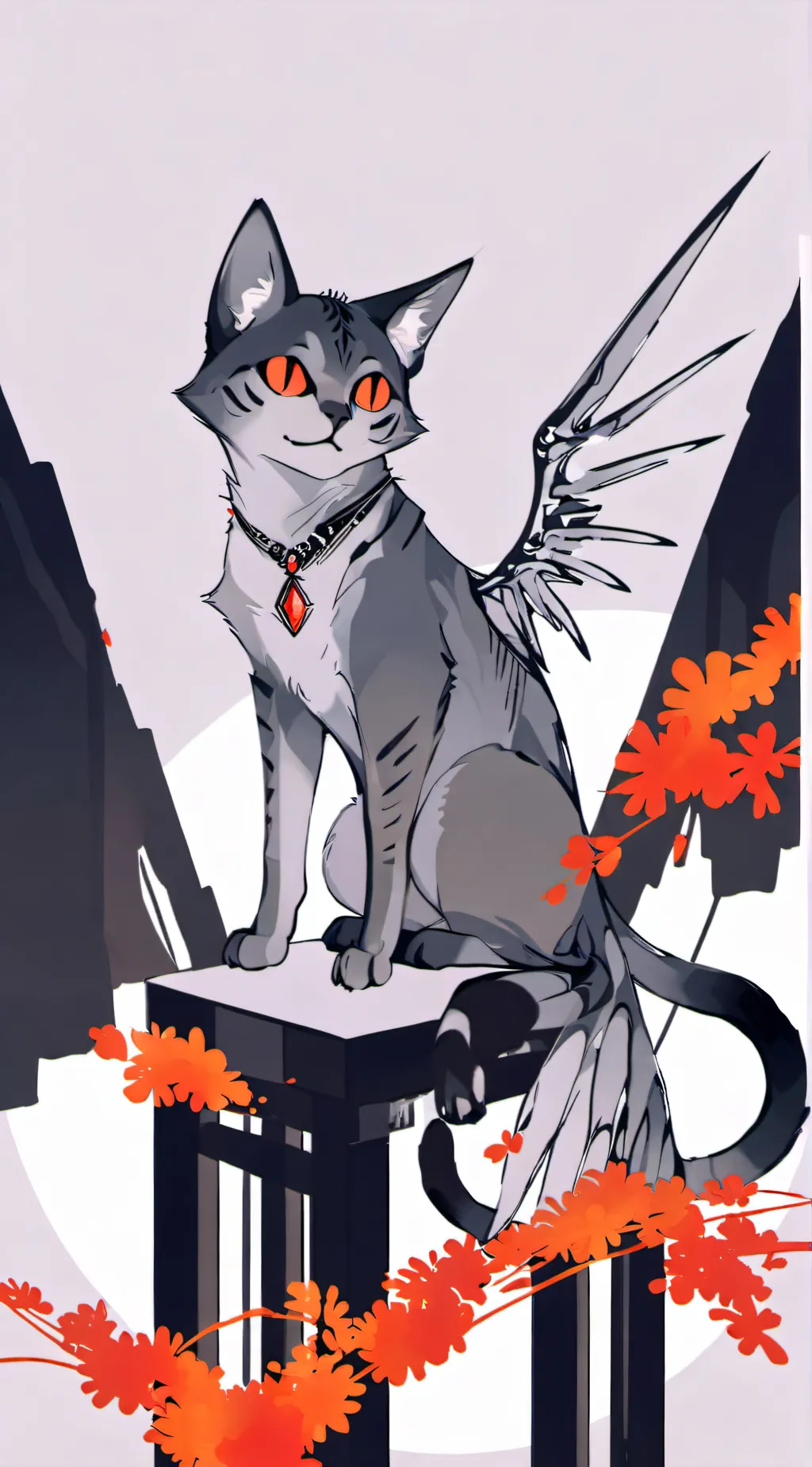 ai character: Starscream  background