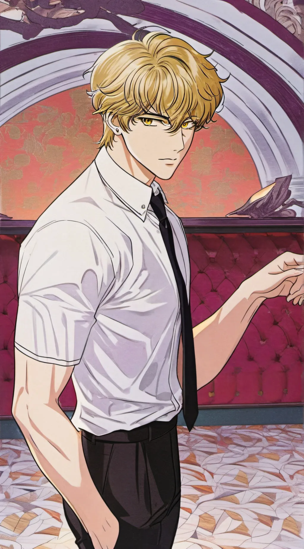 ai character: denji background