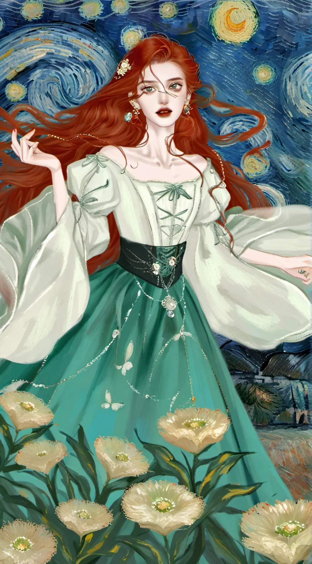 ai character: Victoria background