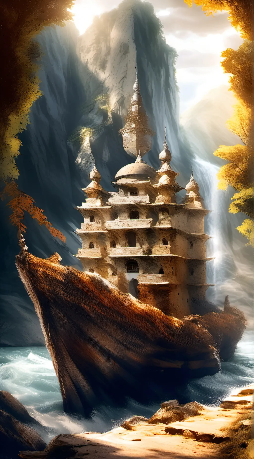 ai character: The Osama castle background
