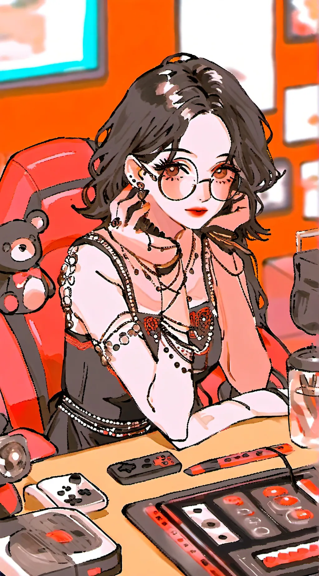 ai character: sssniperwolf background