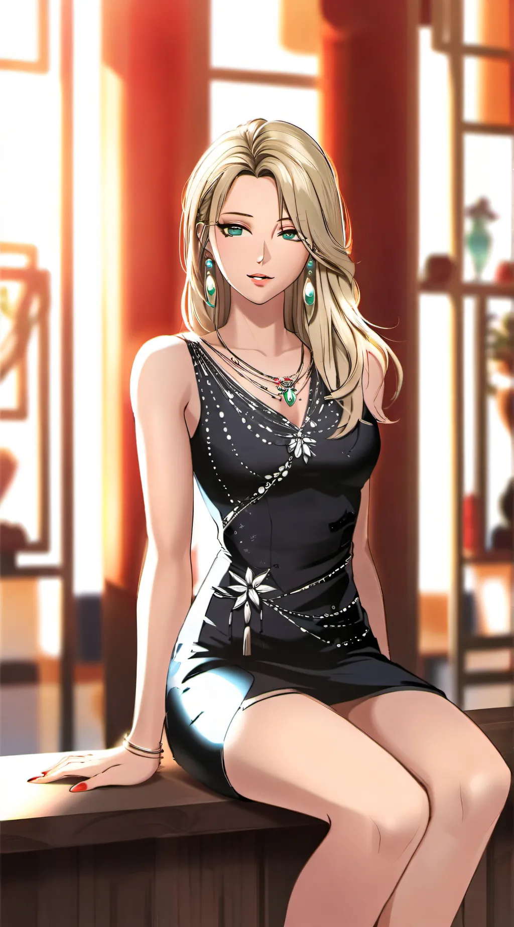 ai character: Tina Carlyle background