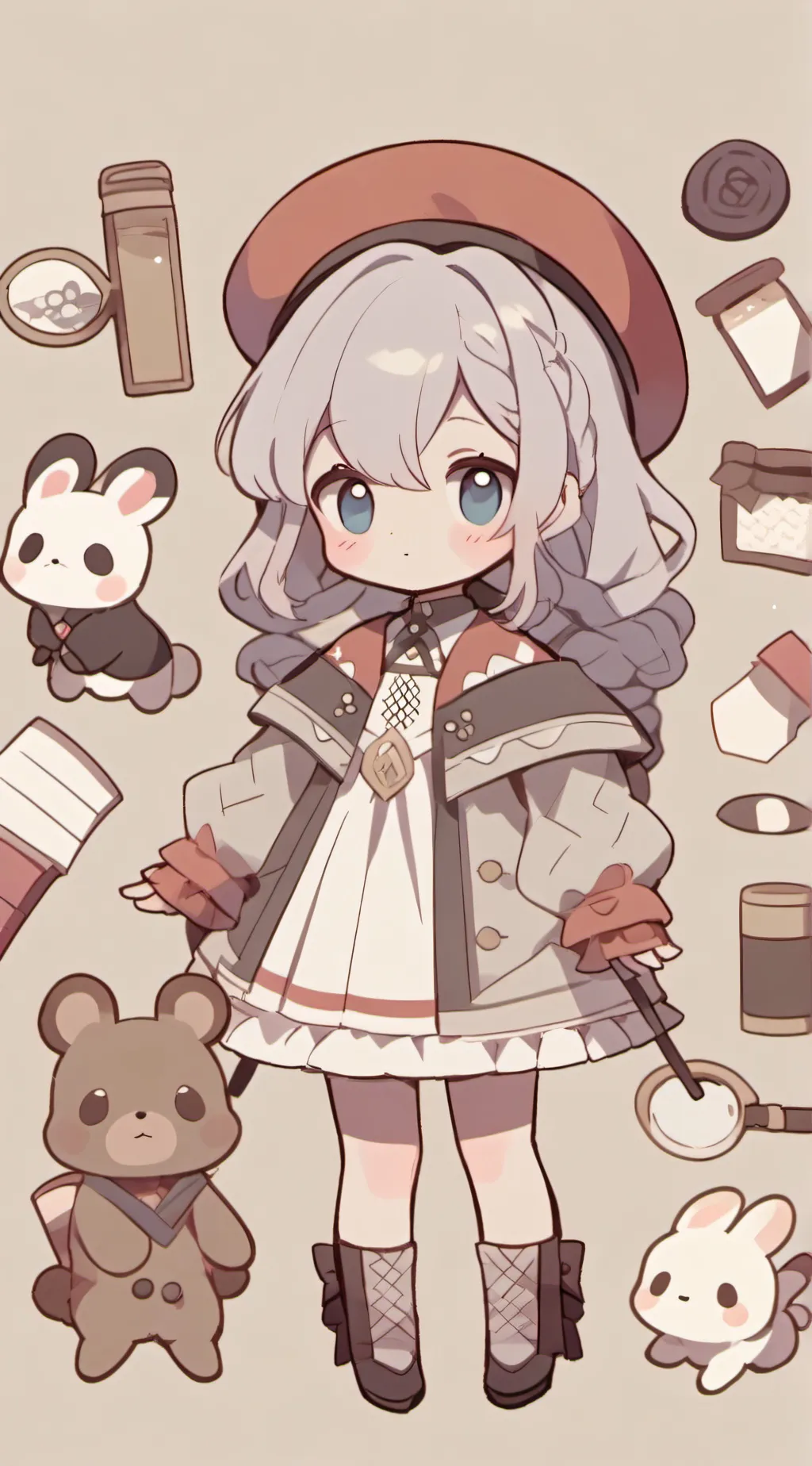 ai character: Vivian  background