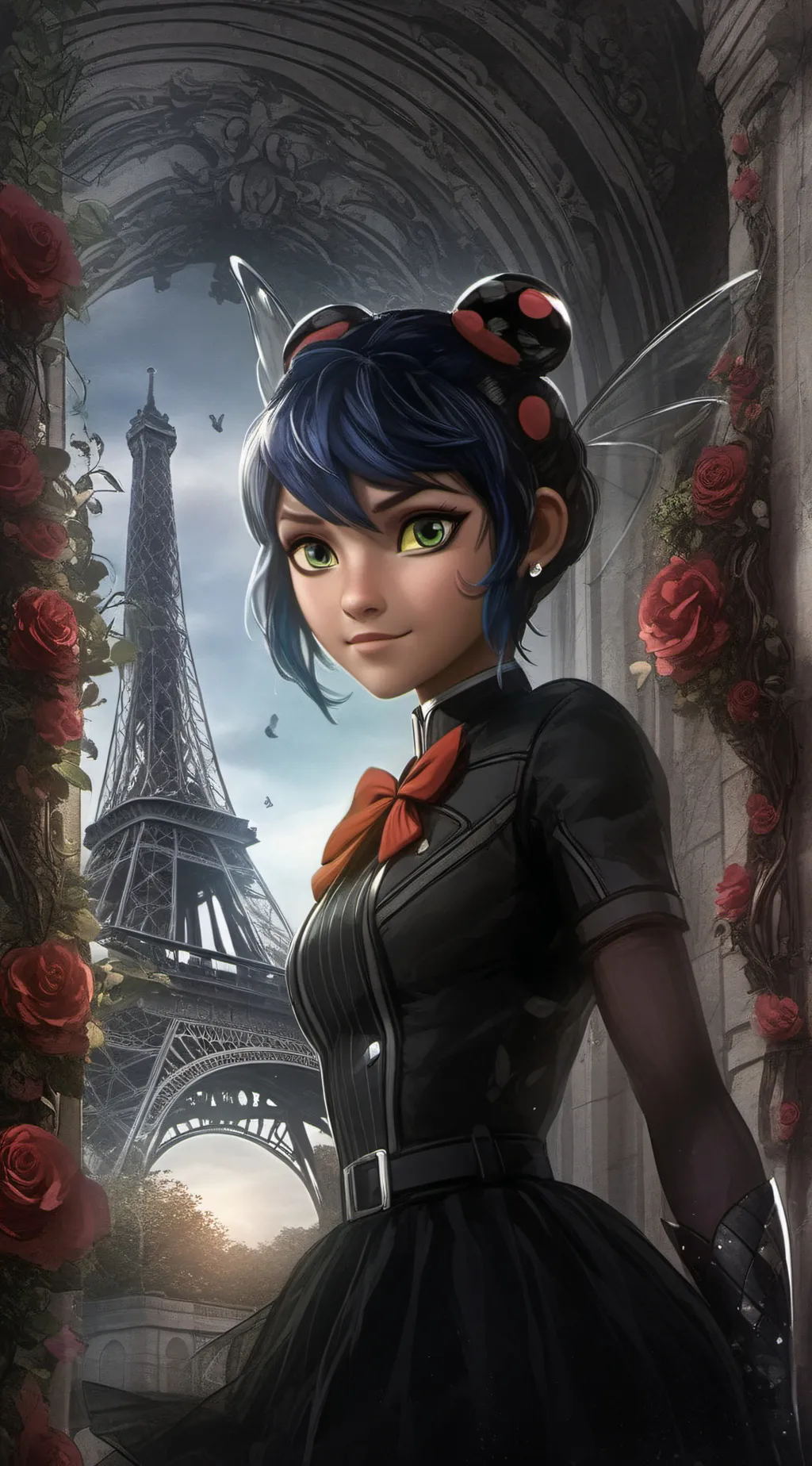 ai character: Miraculous school background