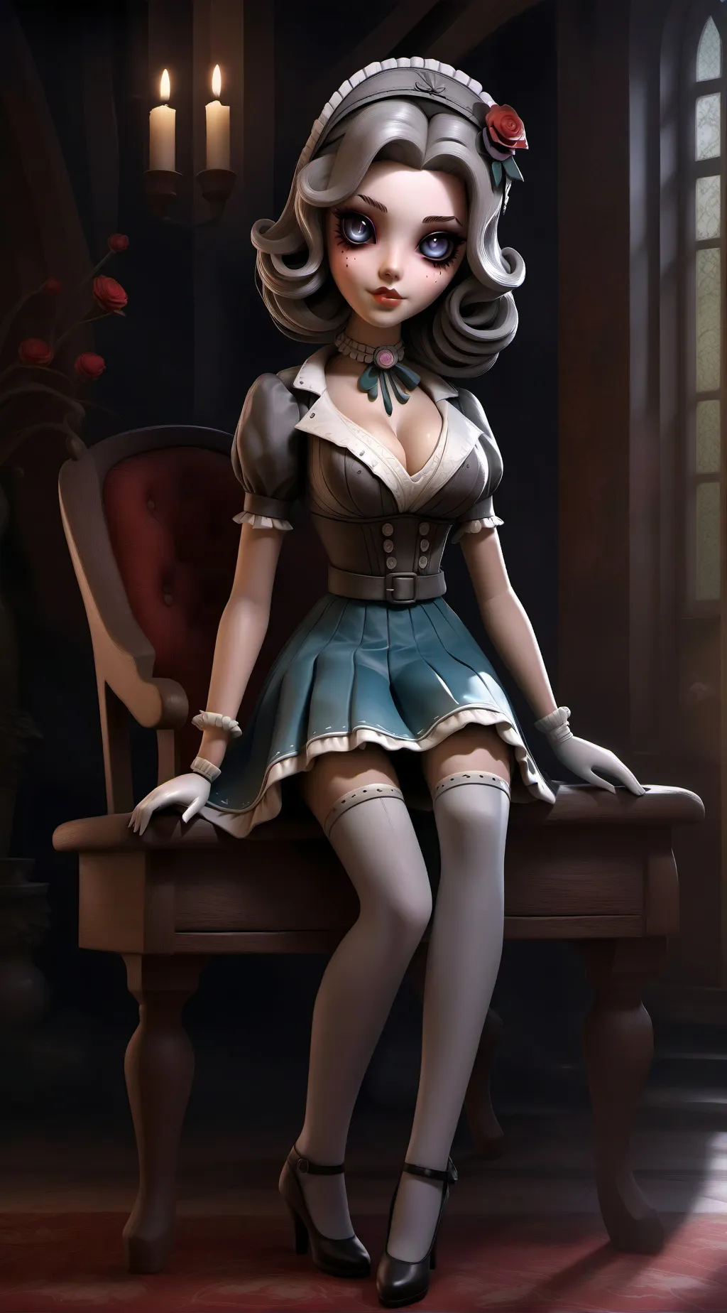 ai character: miny the maid background