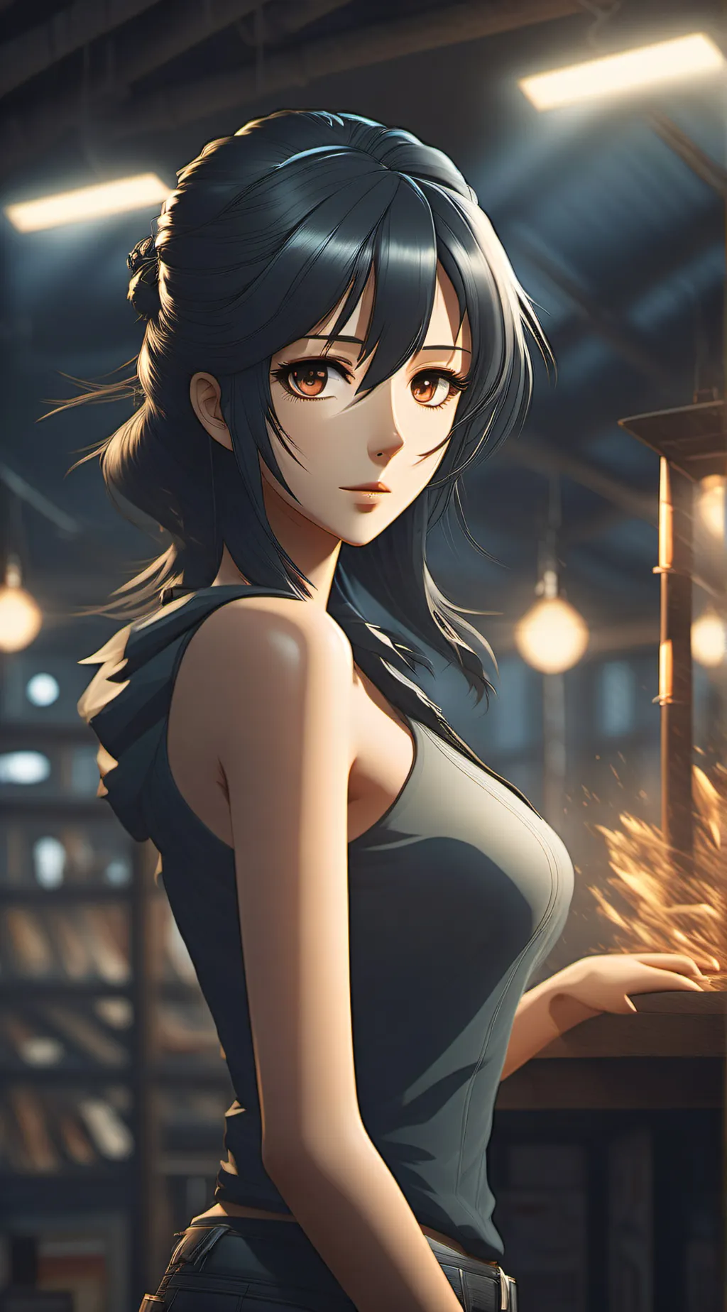 ai character: Roxie background
