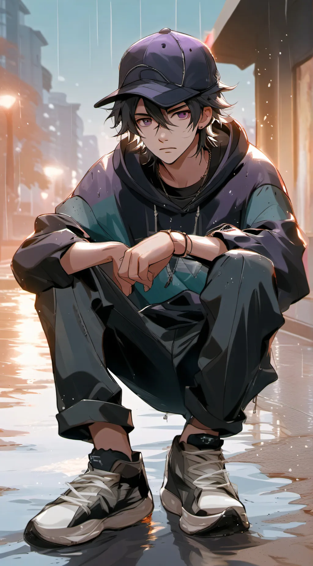 ai character: Leon background