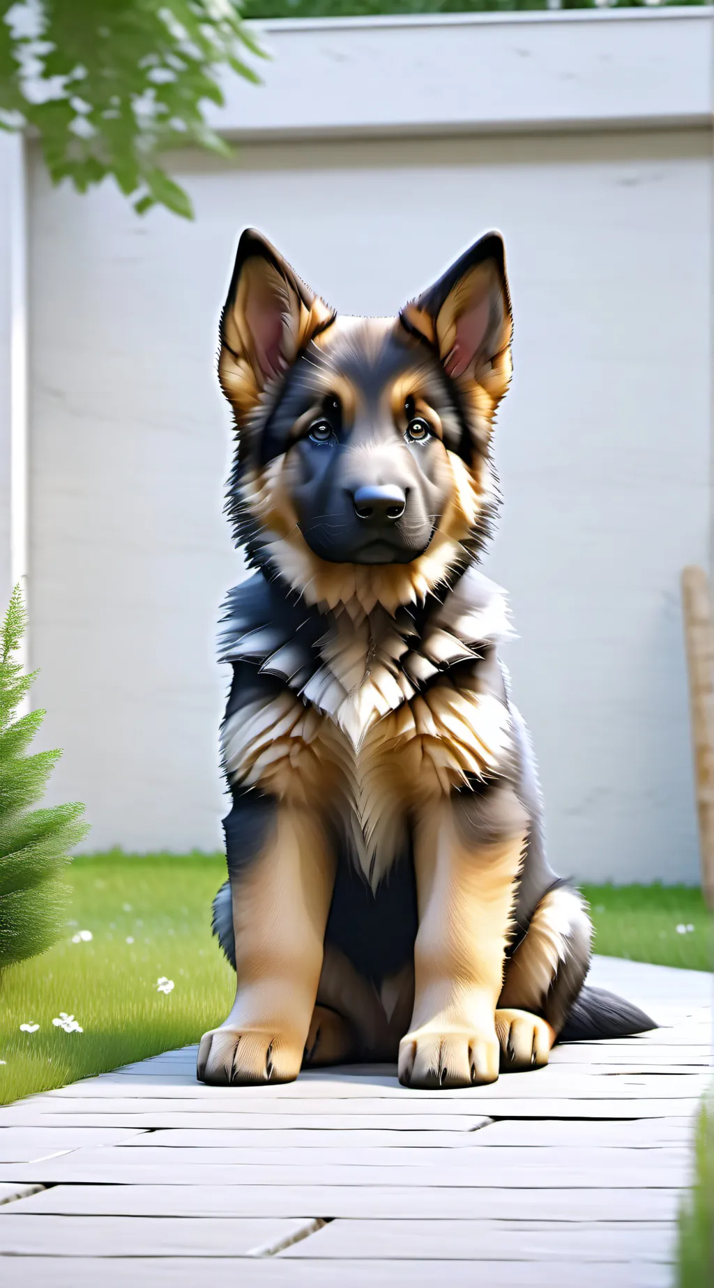 ai character: Max the dog background