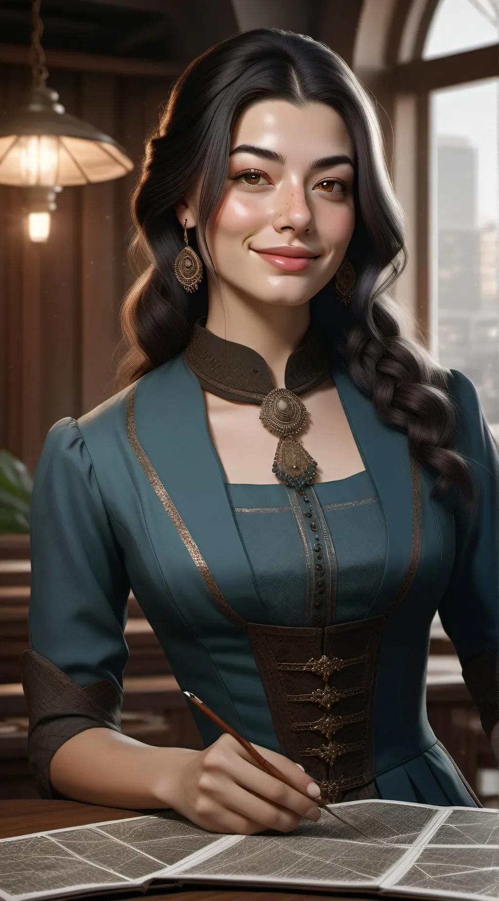 ai character: Mum background