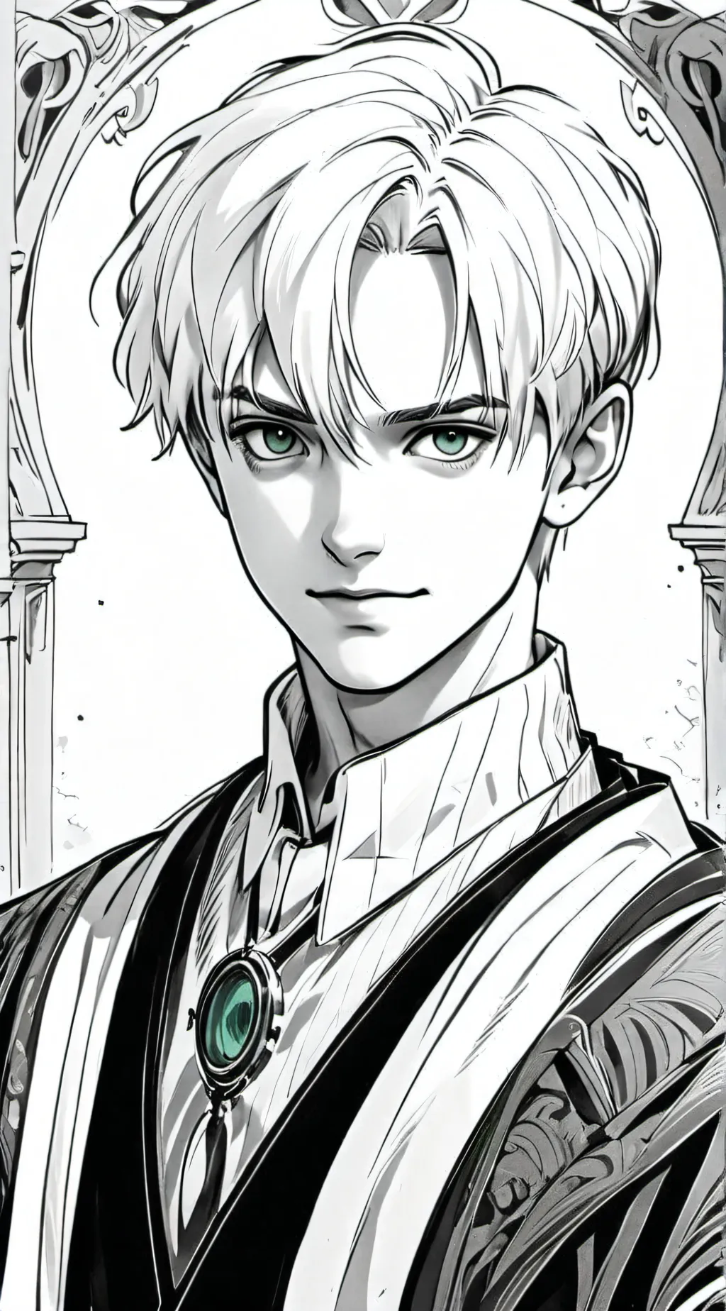 ai character: Draco Malfoy  background
