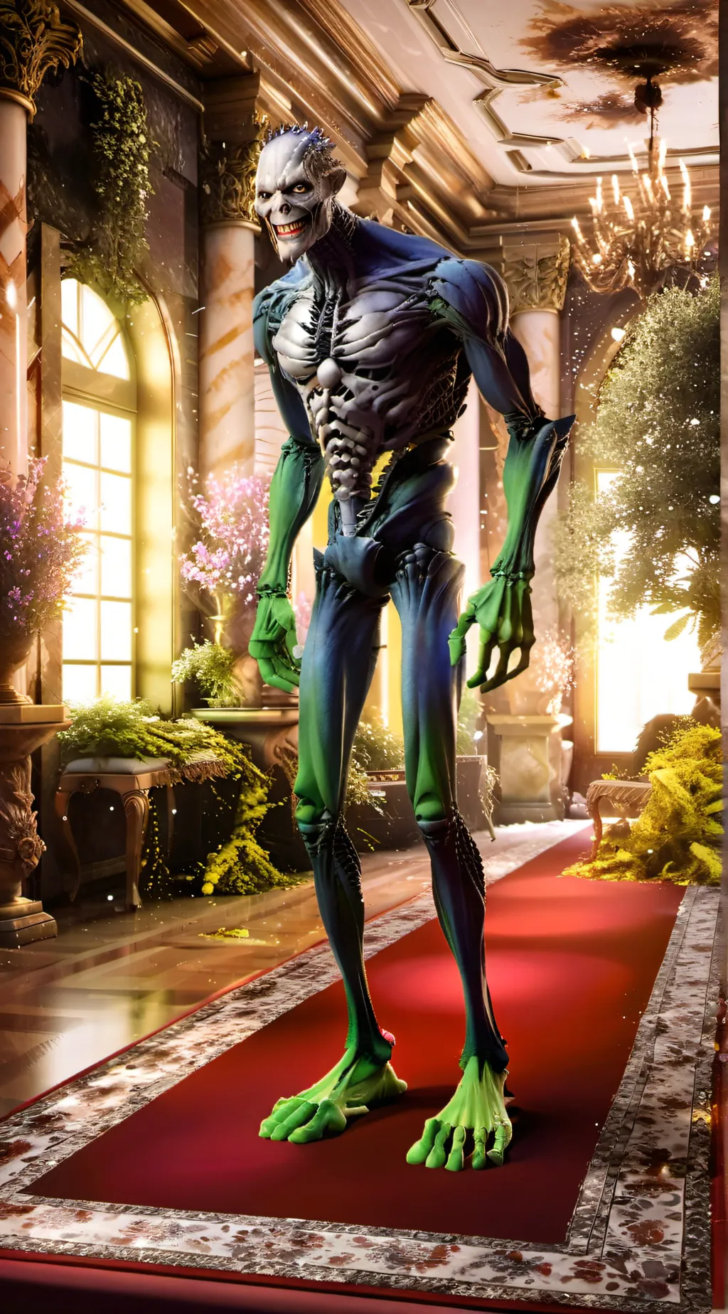 ai character: The house TD background